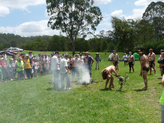 Smoking Ceremony, Gulguer, Bents Basin 2011